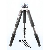 Novoflex 3-Bein Stativ mit 4-segmentigen Carbonbeinen kompakt, 3 austauschbaren Minibeinen und Stativtasche 