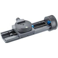 Novoflex Einstellschlitten Q mit Fokusrad und Rasterungen für ABM bis 5:1 (Castel-M) 
