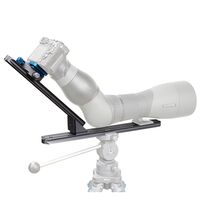 Novoflex Kamerahalterung QPL-SCOPE A Digiscoping Stützbrücke für Spektive mit Winkeleinblick 