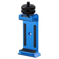 Novoflex Smart-CLAMP Smartphone-Klemme 85mm, mit Zubehörschuh + Blitzschuh Adapter 