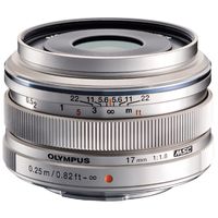 Olympus M.Zuiko AF 17mm f/1,8  Micro Four Thirds silber