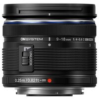 OM SYSTEM M.Zuiko Digital 9-18mm f/4.0-5.6 ED II 