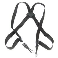 OP/TECH Bino/Cam Harness, black  Webbing