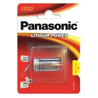 Panasonic Batterie Photo-Lithium CR123A  1er-Pack