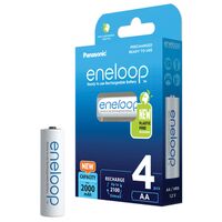 Panasonic eneloop AA 2000 mAh (BK-3MCDE/4BE)  4er Mignon Blister