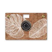 Paper Shoot Cork Case  White Leaf