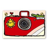 Paper Shoot Hand Drawing  Paper Case  Red