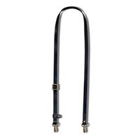 Paper Shoot Leather Strap  Black