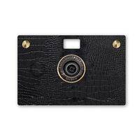 Paper Shoot Leather Texture Case  Black