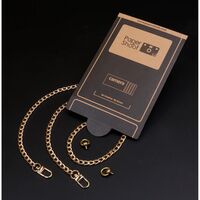 Paper Shoot Metal Strap  Gold