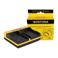 Patona Dual Ladegerät für Canon  LP-E6