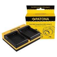 Patona Dual Ladegerät für Canon  NB12L NB13L