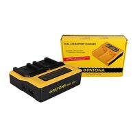 Patona Dual LCD USB Ladegerät für Canon  BP808 BP-808 BP819 BP-819 BP820 BP-820