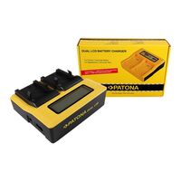 Patona Dual LCD USB Ladegerät für Nikon  ENEL1