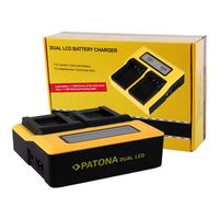 Patona Dual LCD USB Ladegerät für Olympus  PSBLN1 PS-BLN1