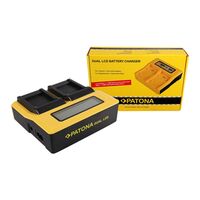 Patona Dual LCD USB Ladegerät für Panasonic  DMW-BCM13 