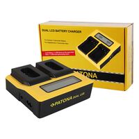 Patona Dual LCD USB Ladegerät für Panasonic  DMW-BLJ31