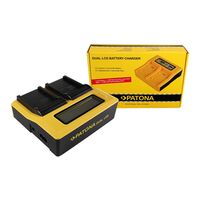 Patona Dual LCD USB Ladegerät für Panasonic  VWVBD29