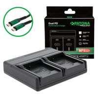 Patona Premium Dual PD Performance Ladegerät für Panasonic  DMW-BCK7