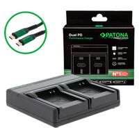 Patona Premium Dual PD Performance Ladegerät für Panasonic  DMW-BCM13