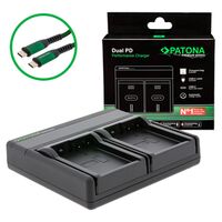 Patona Premium Dual PD Performance Ladegerät für Panasonic  DMW-BLD10