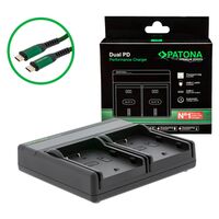 Patona Premium Dual PD Performance Ladegerät für Panasonic  DMW-BLF19