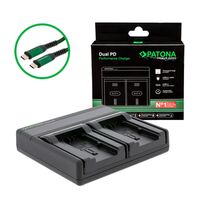 Patona Premium Dual PD Performance Ladegerät für Canon  BP-718