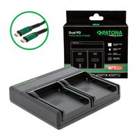 Patona Premium Dual PD Performance Ladegerät für Canon  BP-915