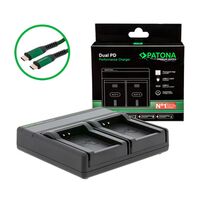 Patona Premium Dual PD Performance Ladegerät für Canon  LP-E12