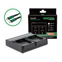 Patona Premium Dual PD Performance Ladegerät für Canon  NB12L