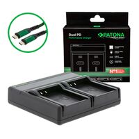 Patona Premium Dual PD Performance Ladegerät für Olympus  BLN-1 incl. USB-C input/output