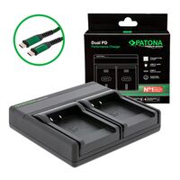Patona Premium Dual PD Performance Ladegerät für Sony  NP-BN1 incl. USB-C input/output