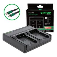 Patona Premium Dual PD Performance Ladegerät für Sony  NP-FS11 incl. USB-C input/output