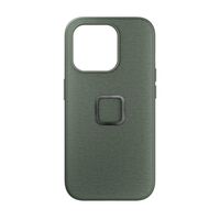 Peak Design Mobile Everyday Magnet Case für Apple iPhone 15 Pro  Sage ohne Fingerschlaufe