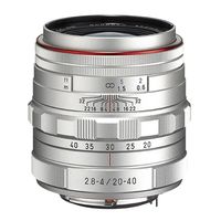 Pentax DA 20-40mm f/2,8-4,0 HD DC WR  Pentax K silber