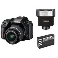 Pentax KF + 18 -55mm WR + Gratis Blitz AF 180 FG + Gratis Akku D-Li 109 