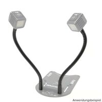 Platypod 2x Goosenecks stapelbare Schwanenhals Halterungen für Universal-Bodenstative 