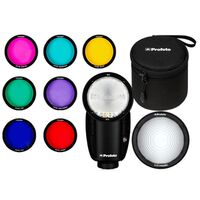 Profoto A10 Canon + Clic Color Effects Kit + Clic Fresnel 