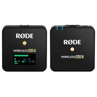 Rode Wireless GO II digitales 2-Kanal Drahtlos Mikrofonsystem  Single