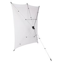 Rollei X-Drop Hintergrundstativ + Hintergrund 2,1m  weiß