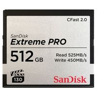 SanDisk CFast-Karte Extreme Pro 2.0, VPG130, 525Mb/s  512 GB
