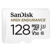 SanDisk High Endurance microSDXC Karte mit SD-Adapter, C10, U3, V30  128 GB