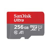 SanDisk microSDXC-Karte+SD Adapter A1 Class 10 UHS-I, Speicherkarte 150MB/s  256 GB