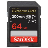 SanDisk Extreme Pro SDXC 200MB/s  64 GB