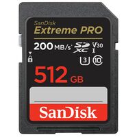 SanDisk Extreme Pro SDXC 200MB/s  512 GB