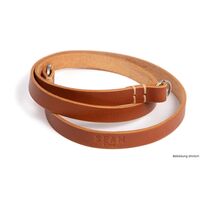 seam strap Kameragurt CLASSIC - Vollleder Rind mit Schutzleder  Cognac  90 cm