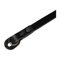 seam strap Kameragurt SAFE - Vollleder Rind mit Schutzleder  Schwarz  100 cm