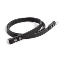 seam strap Kameragurt SAFE - Vollleder Rind  Schwarz  90 cm