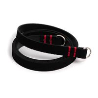 seam strap Kameragurt Wildleder - Veloursleder  Schwarz  90 cm