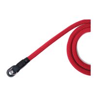 seam strap Kameraseil - Nylon mit Schutzleder  Rot 110 cm